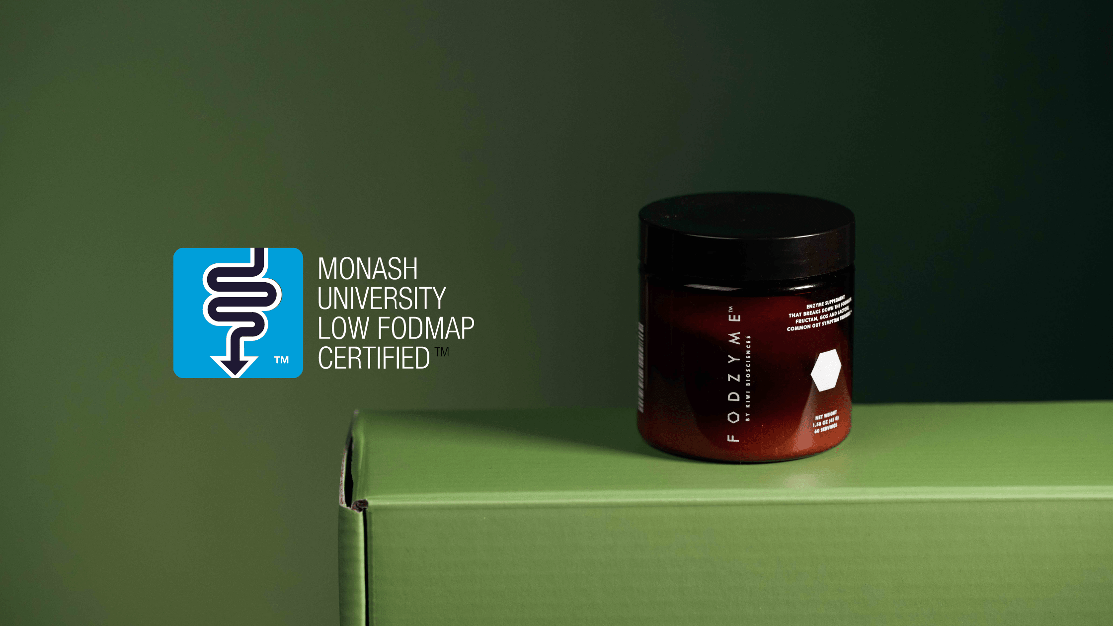 FODZYME is Monash University Low FODMAP Certified - FODZYME